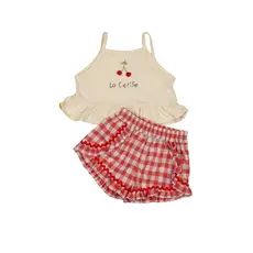 Wild Wawa Ruffle Short Set