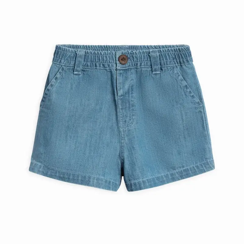 Colored Organics Organic  Baby Luke Chambray Shorts