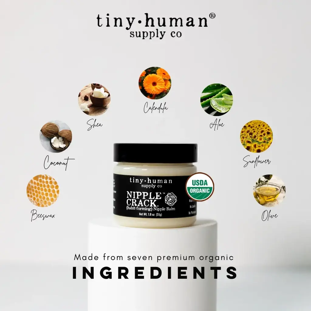 Tiny Human Tiny Human Nipple Crack -   Nipple Balm 1.8 oz