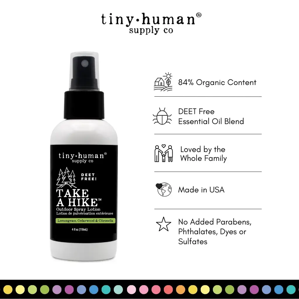 Tiny Human Take A Hike- Outdoor Spray Lotion 4 oz