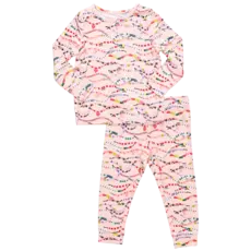 Pink Chicken Kids Bamboo Pajamas