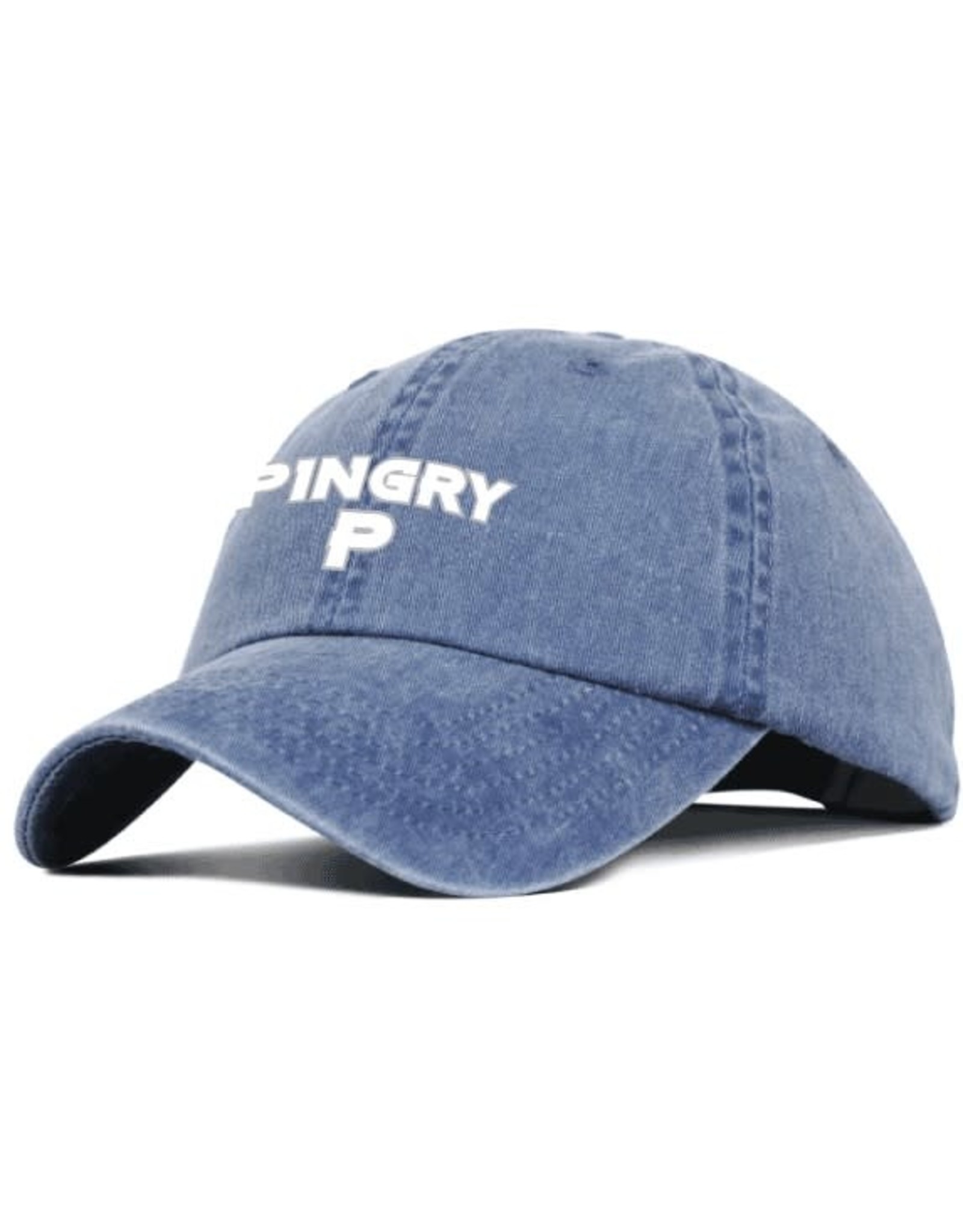 Baseball cap-washed indigo
