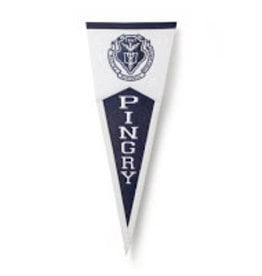 Pingry Pennant-unframed-Navy-Small