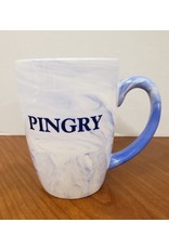 Marbled Mug-PINGRY-Blue/White