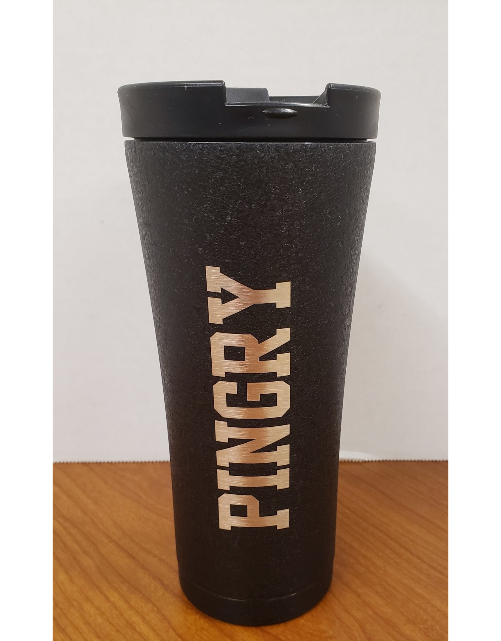 Tumbler-vacuum sealed-Black-18 oz