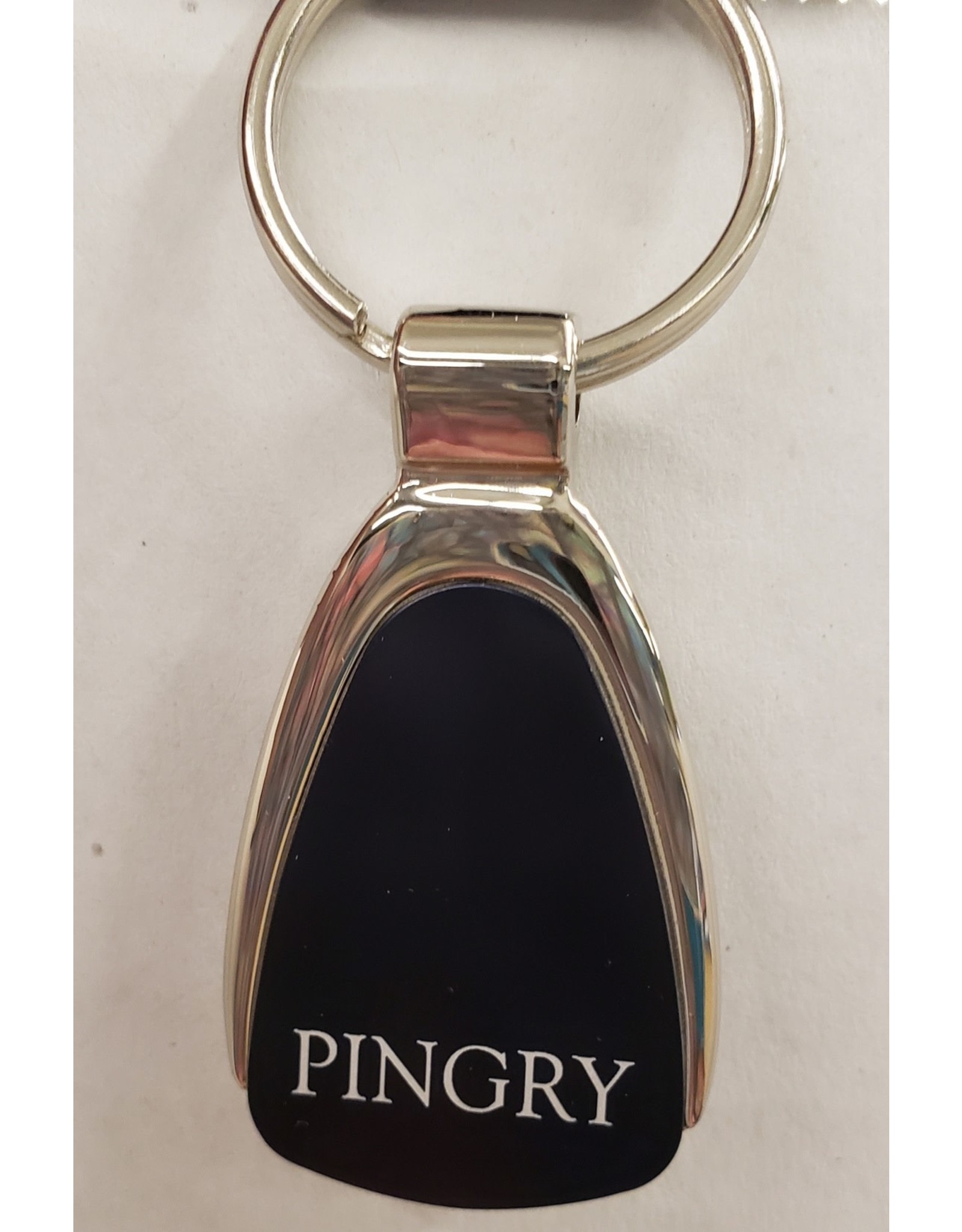 Keychain-teardrop-Navy/Silver