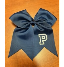 Hair Bows-Navy w/Elastic