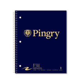 Pingry 1 Subject Notebook-Navy