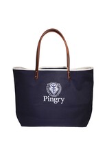 Large Canvas Tote-navy