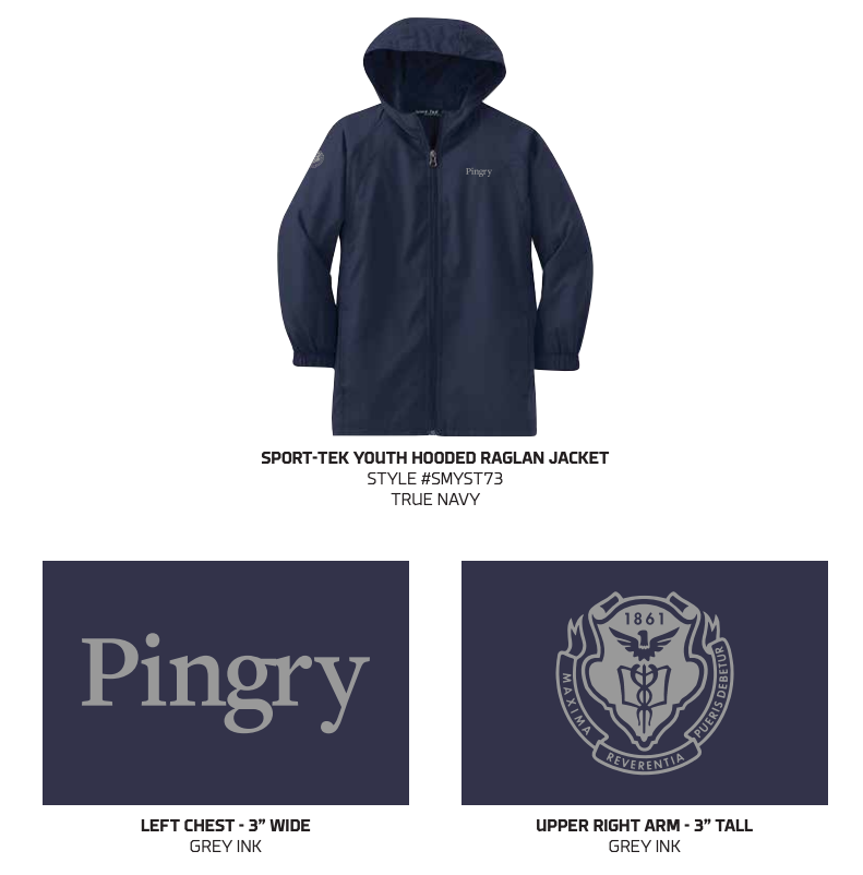 Sport tek hooded raglan jacket sale