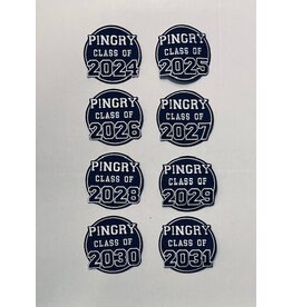 Pingry Class Of - 3" Laser Cut Embroidered Patch
