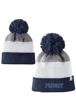 Champion Unisex 3 Color Stripe Beanie with Pom