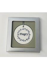 Round Ceramic Ornament