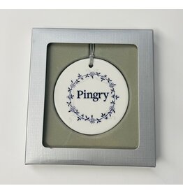 Round Ceramic Ornament