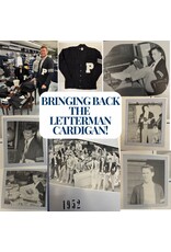 Unisex 5-Button V-Neck Varsity Cardigan