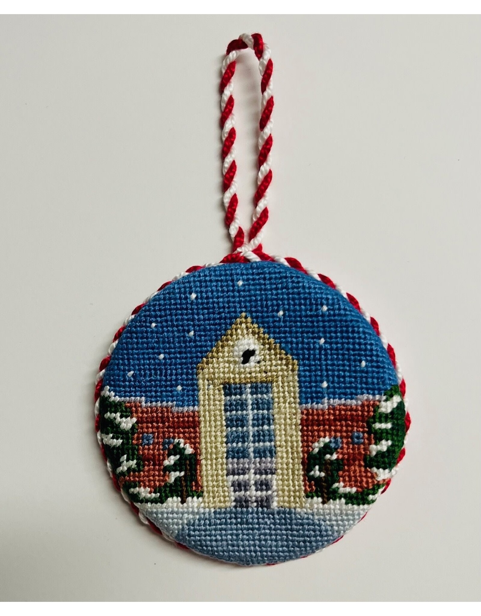 Smathers and Branson Pingry Snowy Scene Ornament