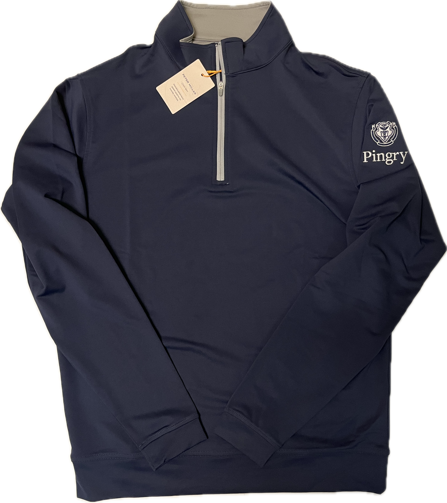 Peter Millar Perth Stretch Loop Terry 1 4 Zip The Bear Pause