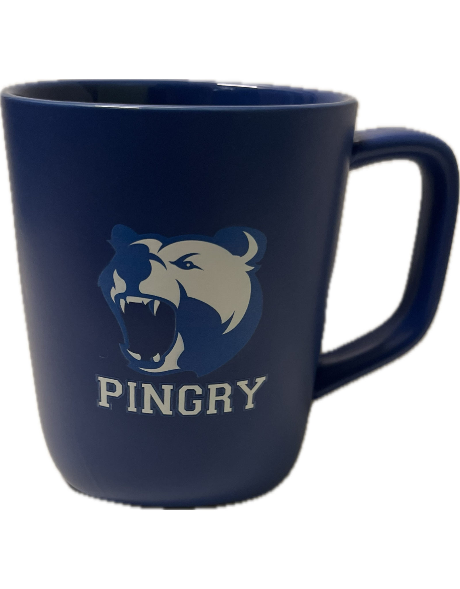 18 oz.Triangle Bottom Recycled Ceramic  Coffee Mug - growling bear