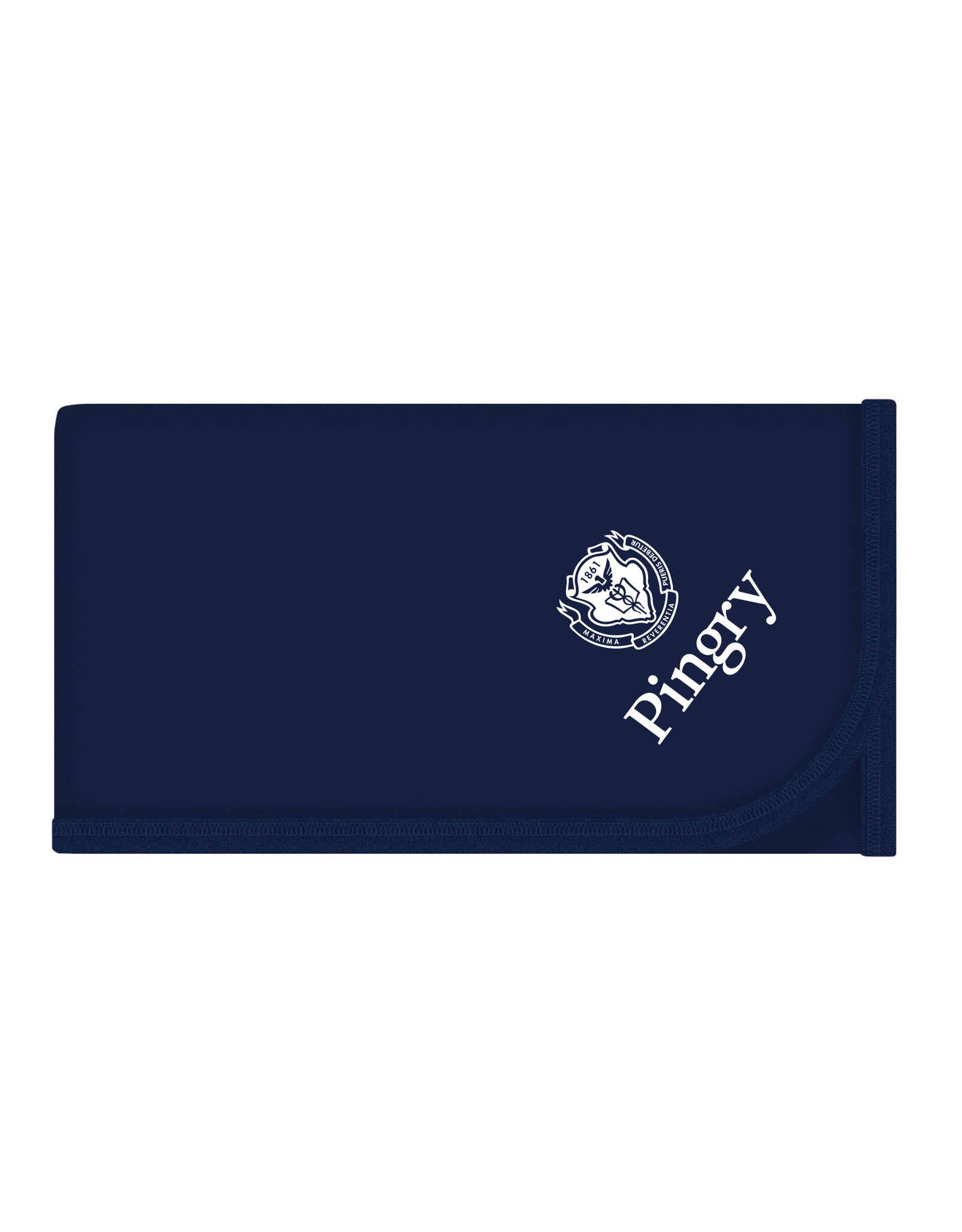 Creative Knitwear Solid Jersey Baby Blanket - navy