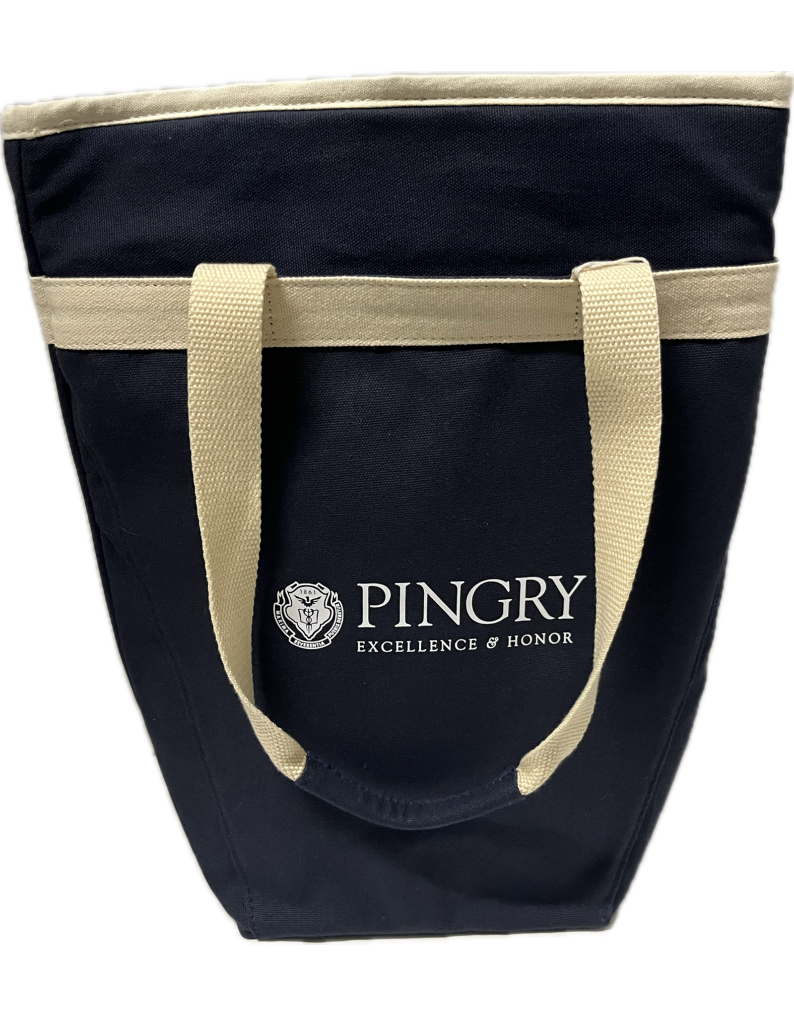 Pingry Wine Tote-Navy
