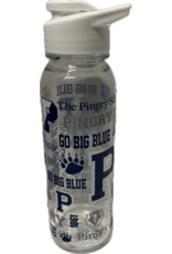 24 oz. Clear Tritan Bottle Pingry logo wrap