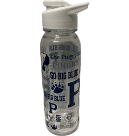 24 oz. Clear Tritan Bottle Pingry logo wrap