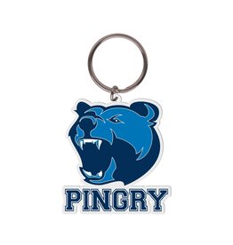 PVC Keytag Growling Bear
