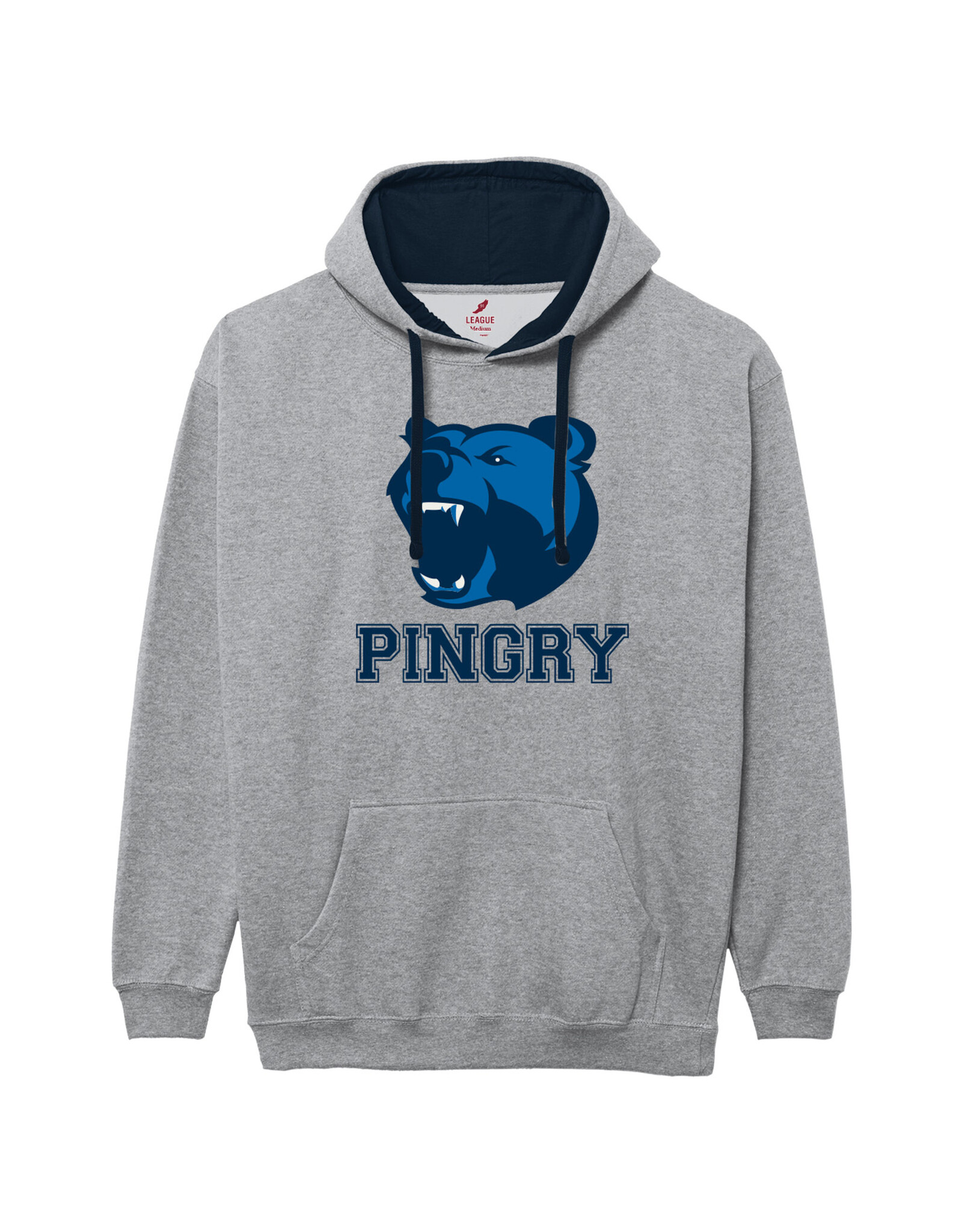 L2 Brand Essential Color-block Hood Bear Applique