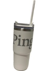 Double Walled Insulated Tumbler-white