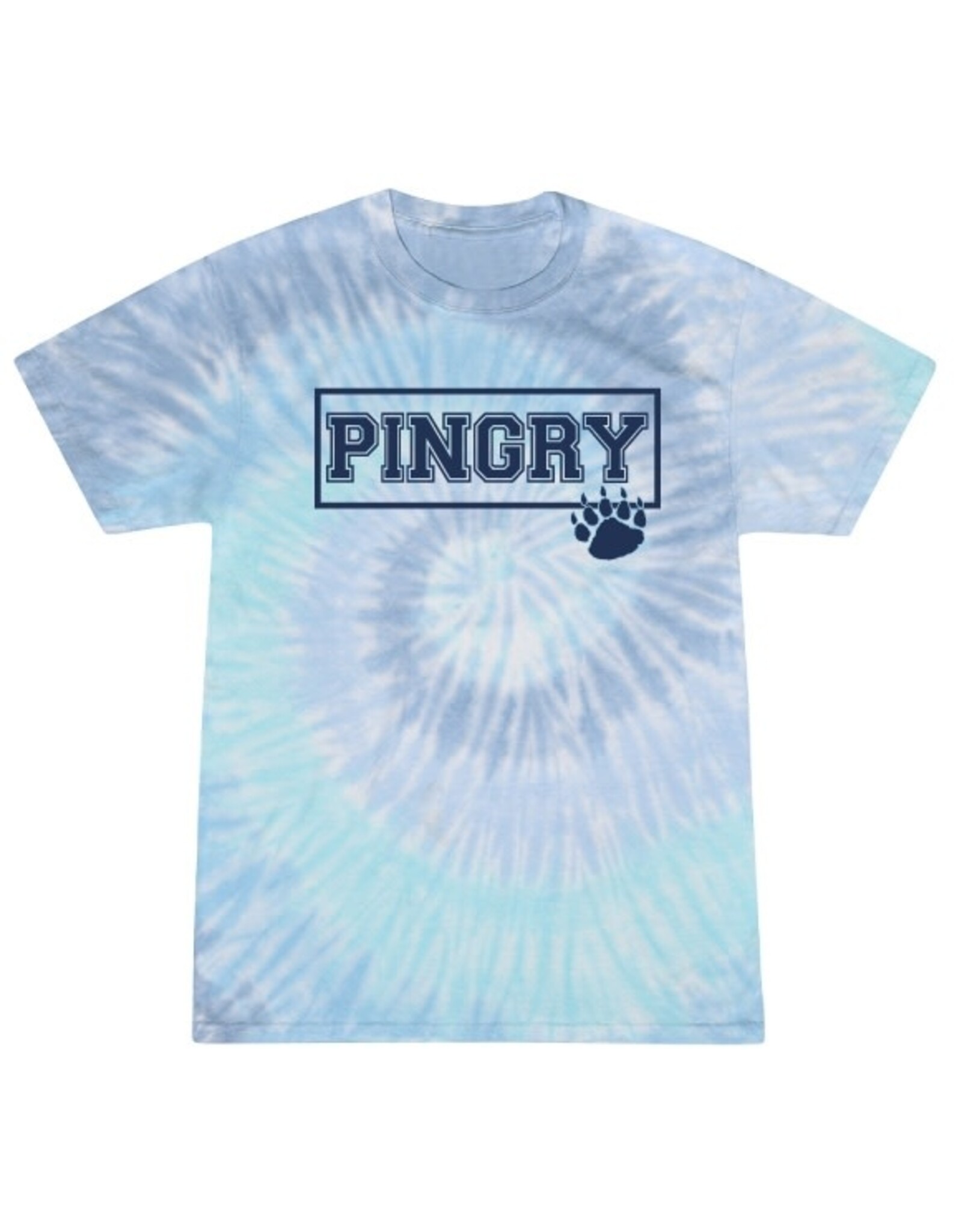 Youth Tie Dye Tee w/ Pingry Paw