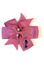 Small Pink Pingry bow with Alligator Clip