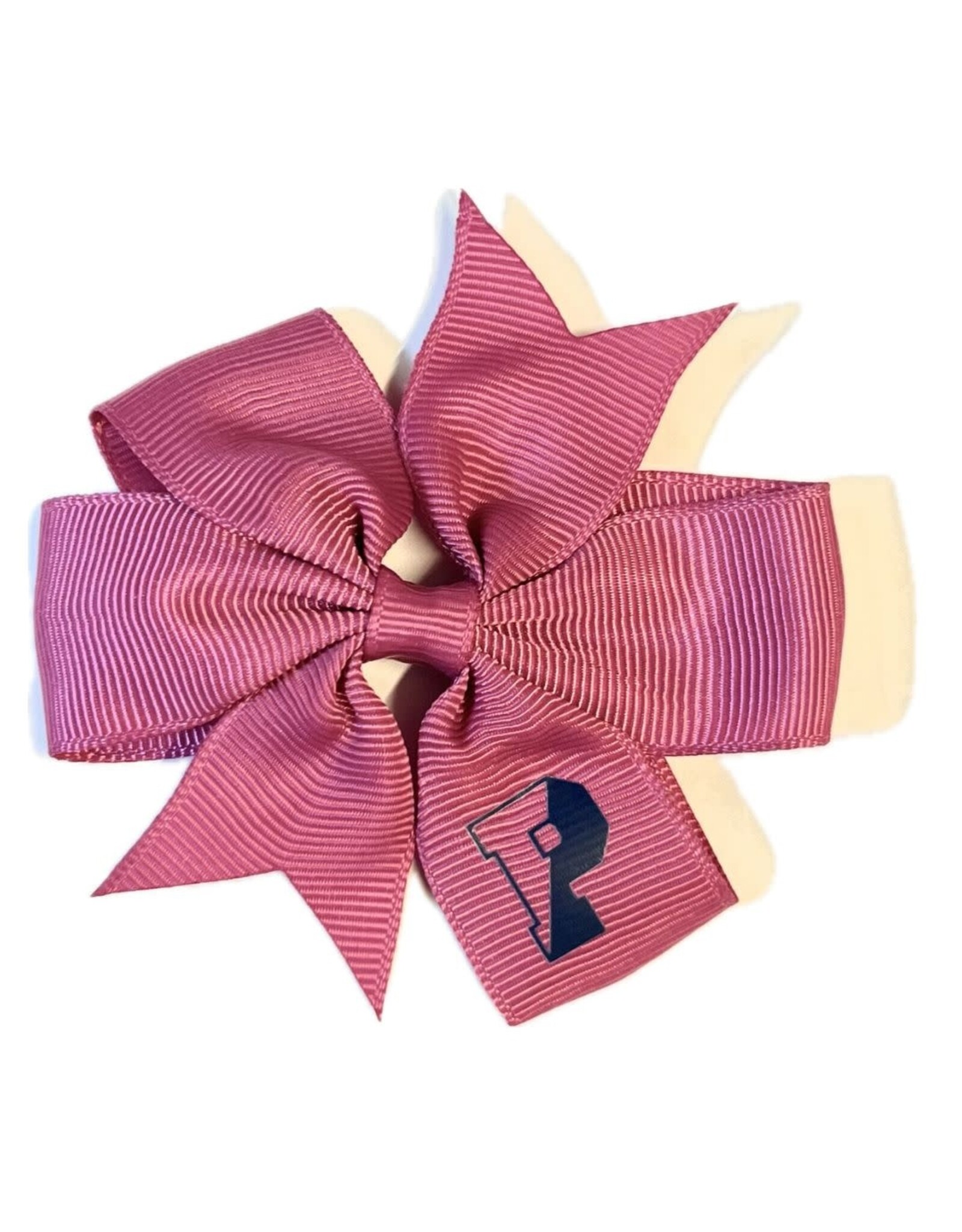 Small Pink Pingry bow with Alligator Clip