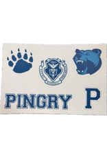 One-Sheet Removable Vinyl Pingry Stickers