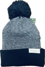 L2 Brand Marled cuff Beanie with Pom Pom