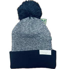 L2 Brand Marled cuff Beanie with Pom Pom