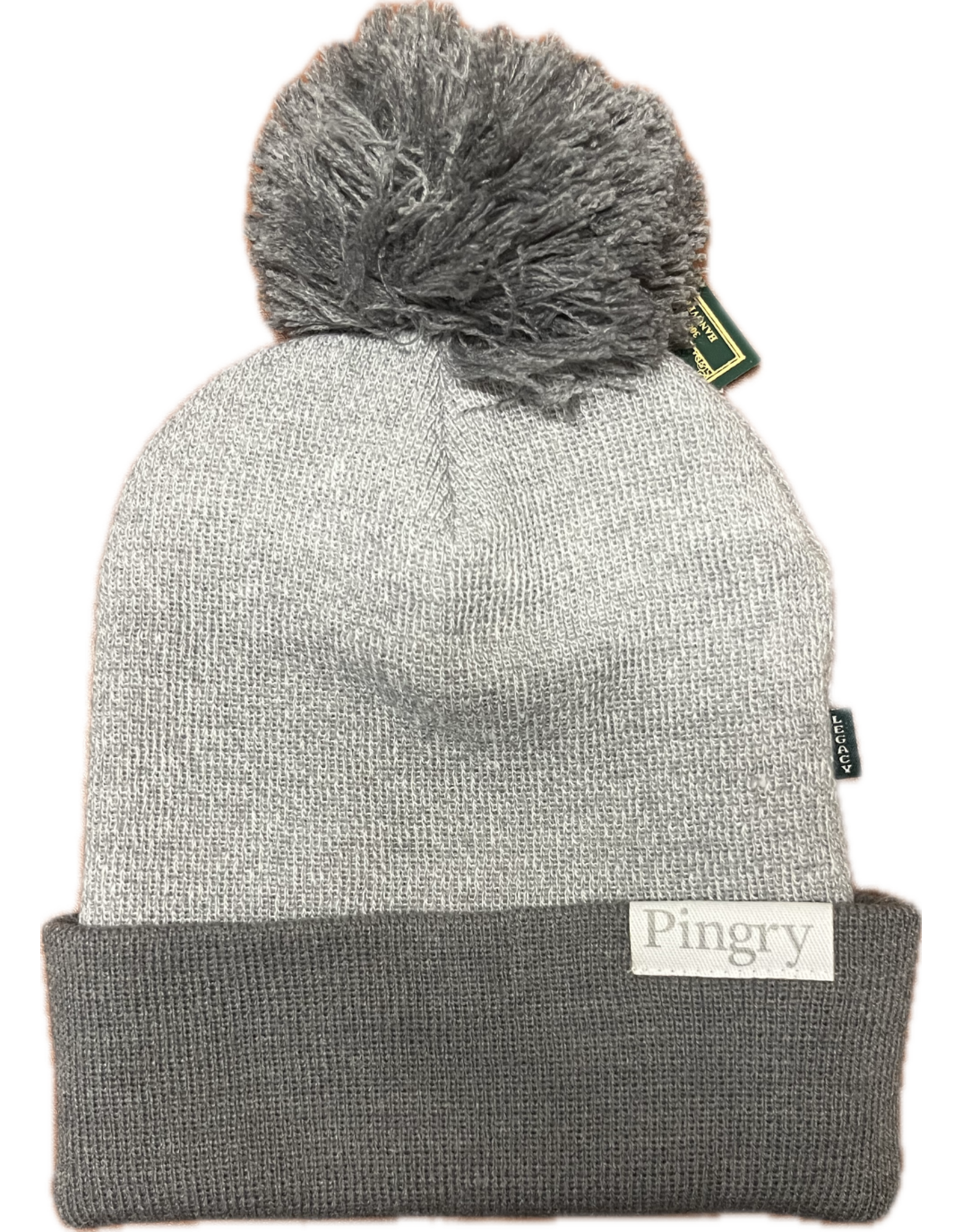 L2 Brand Marled cuff Beanie with Pom Pom
