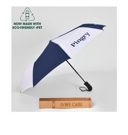 Travel Umbrella-Navy/White
