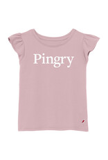 L2 Brand Girl's flutter sleeve tee