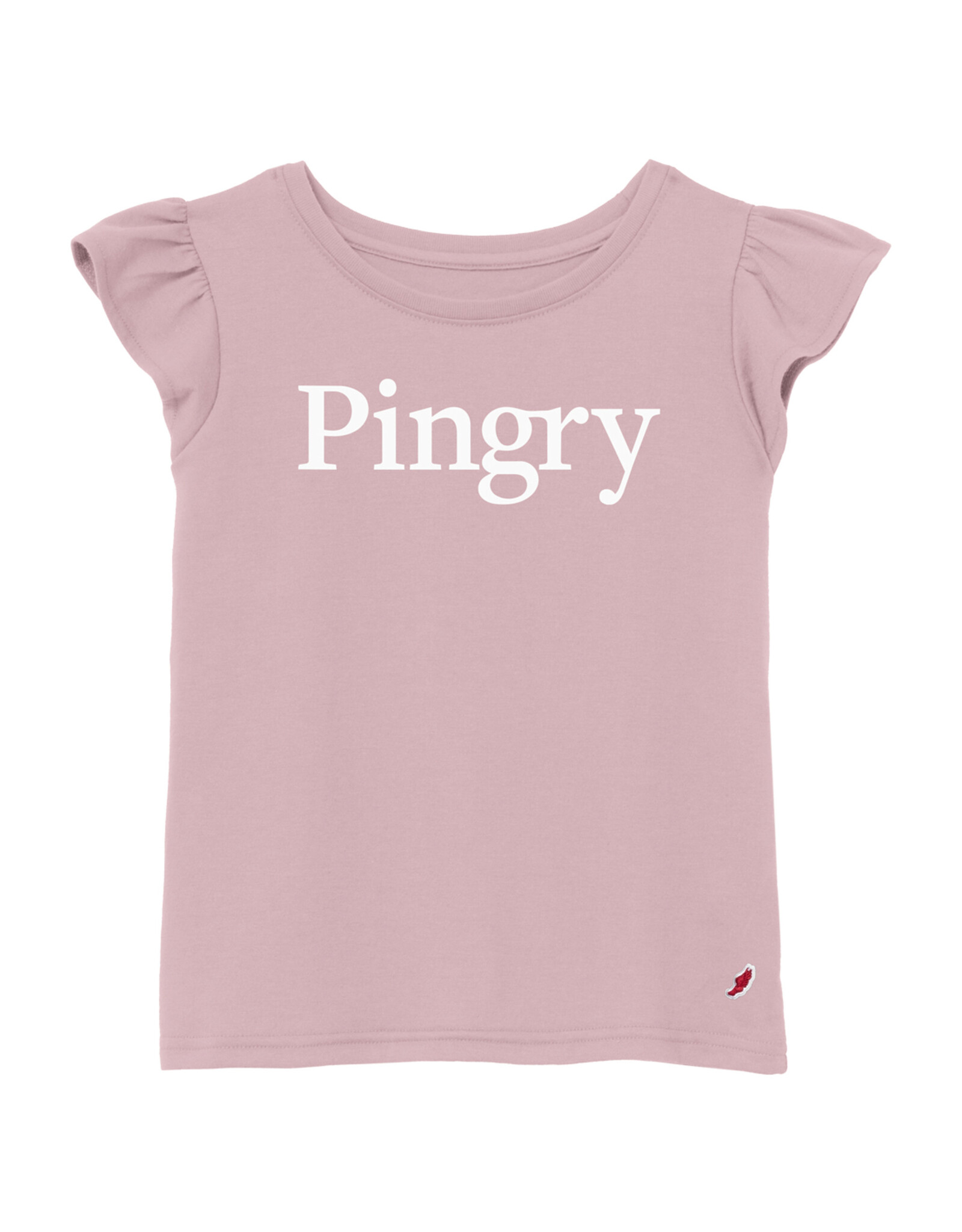 L2 Brand Girl's flutter sleeve tee