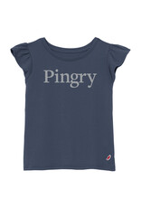 L2 Brand Girl's flutter sleeve tee