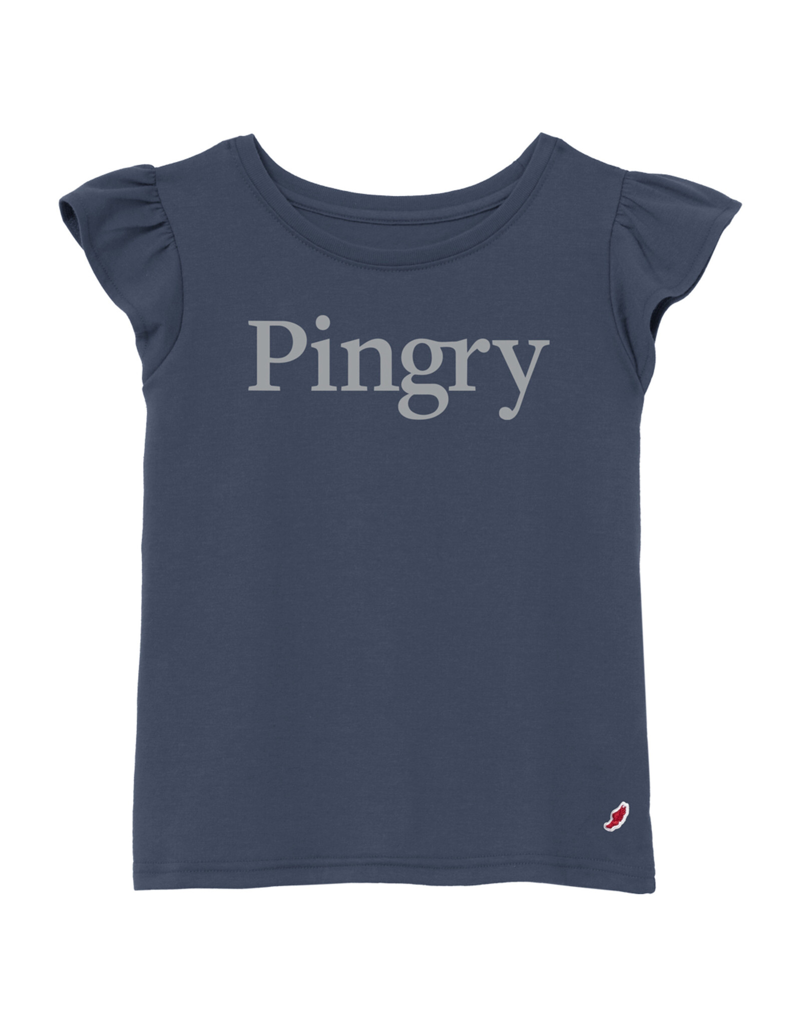 L2 Brand Girl's flutter sleeve tee