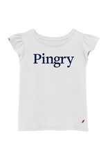 L2 Brand Girl's flutter sleeve tee