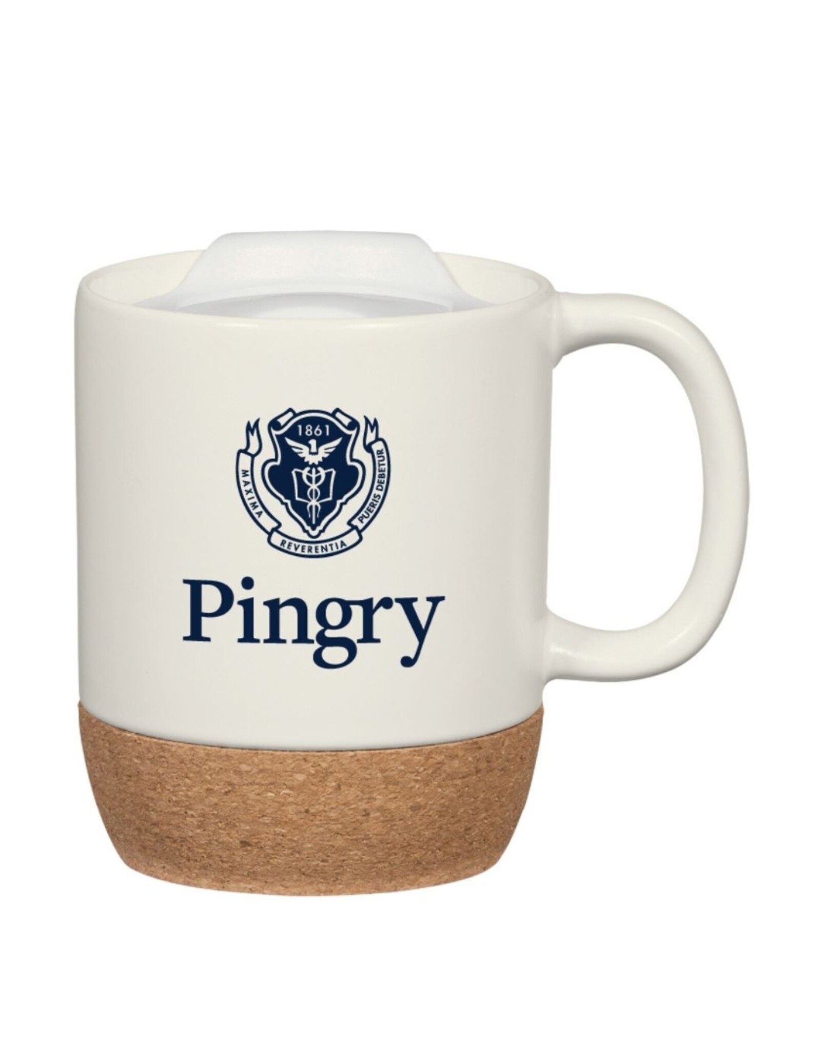 14oz Cork Base Ceramic Mug