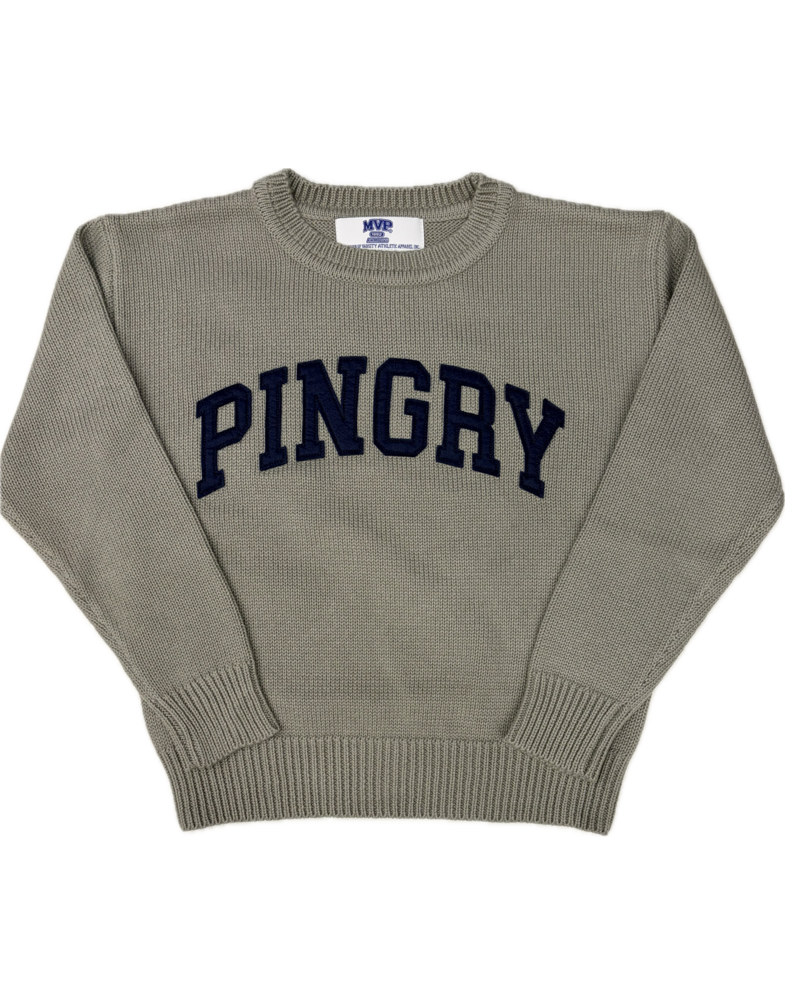 Youth Crew Sweater with Felt Pingry
