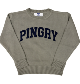 Youth Crew Sweater with Felt Pingry