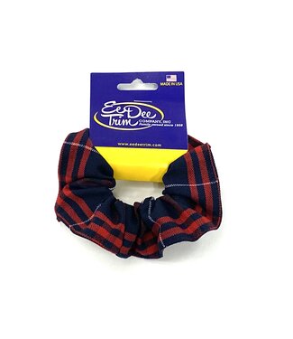 Ee Dee Trim Plaid Scrunchie - FBE17