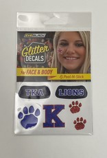 Eyeblack Glitter Face Decals (Eyeblack)