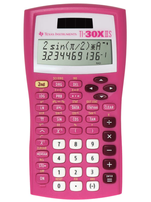 Office Depot TI-30 XIIS Calculator - Pink - The King's Academy