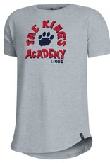 Under Armour Under Armour Girls Performance Tee - Arch The King’s Over Paw - Steel Heather