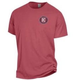 Comfort Wash Comfort Wash SS Tee - Where Christ is King - Front/Back Logo - Crimson Fall - Discontinued